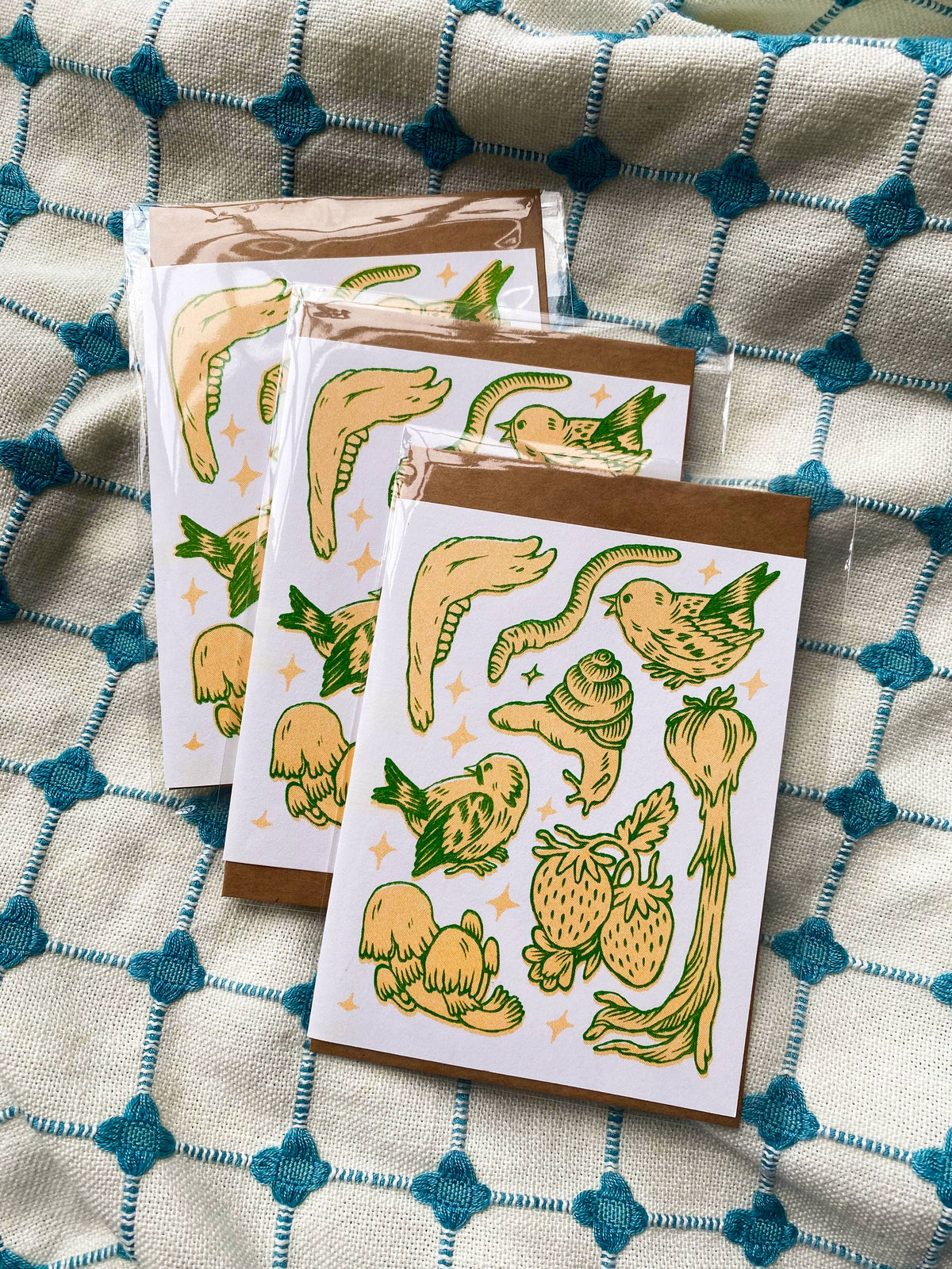 Garden Grow Riso-Printed Card | ALTARGOKART