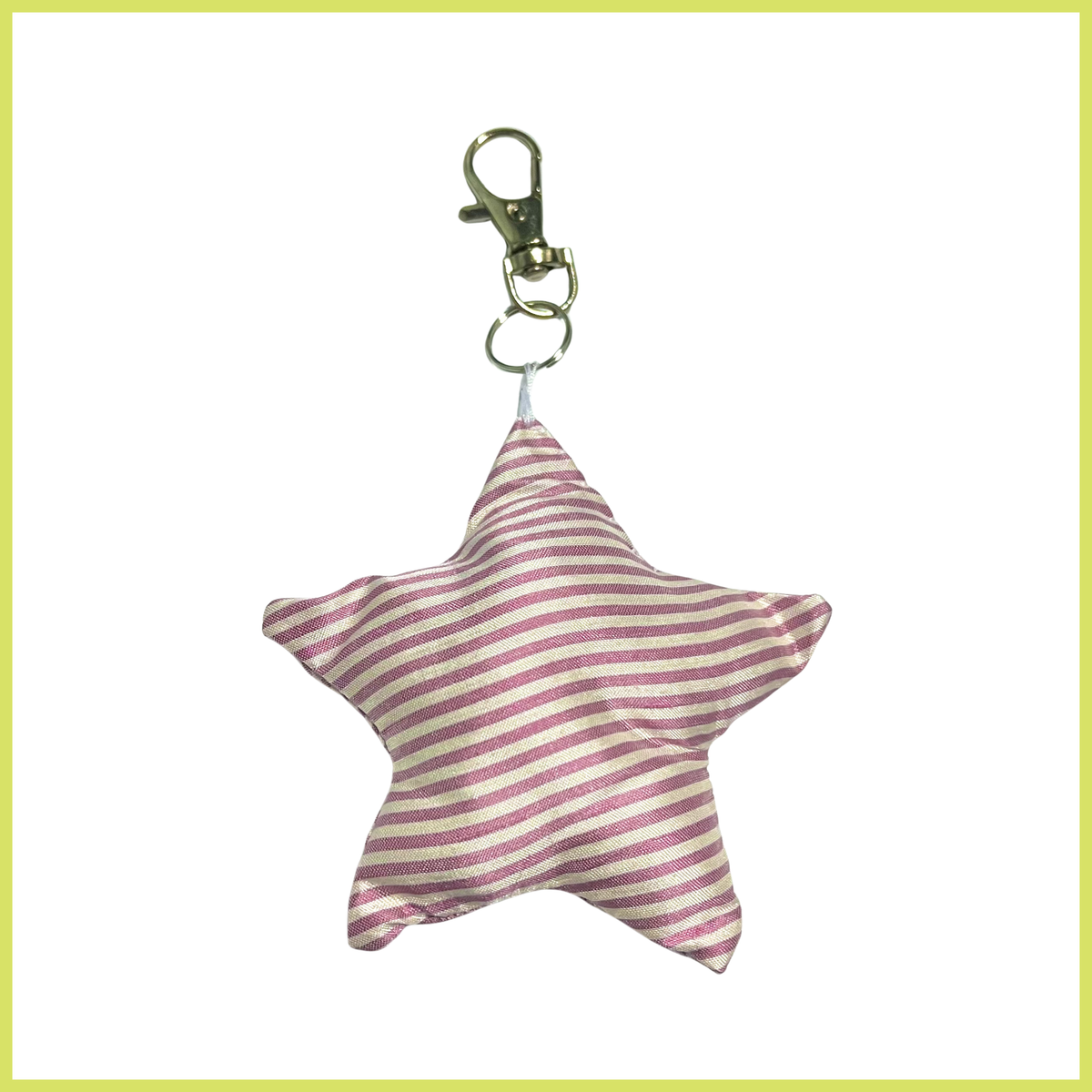 Thin Pink Stripes Charm
