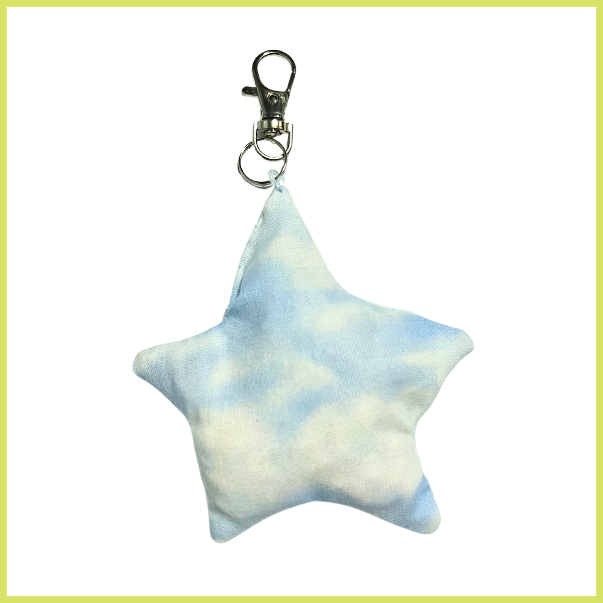 Clouds Print Bag Charm