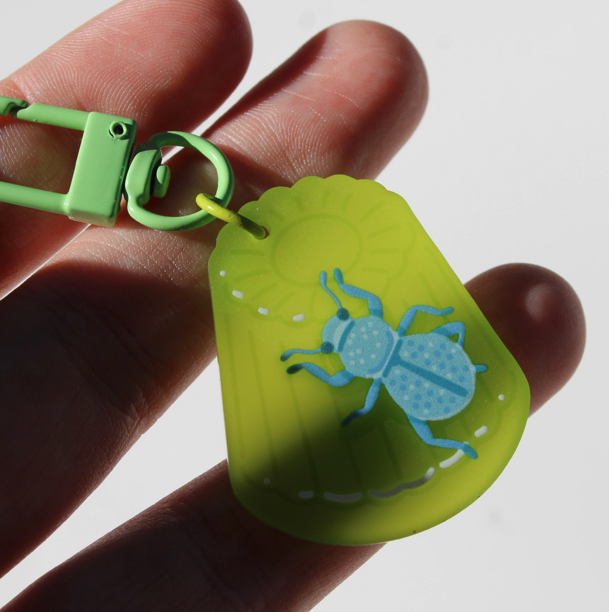 Beetle Jelly Keychain Charms | Microbiome Arts