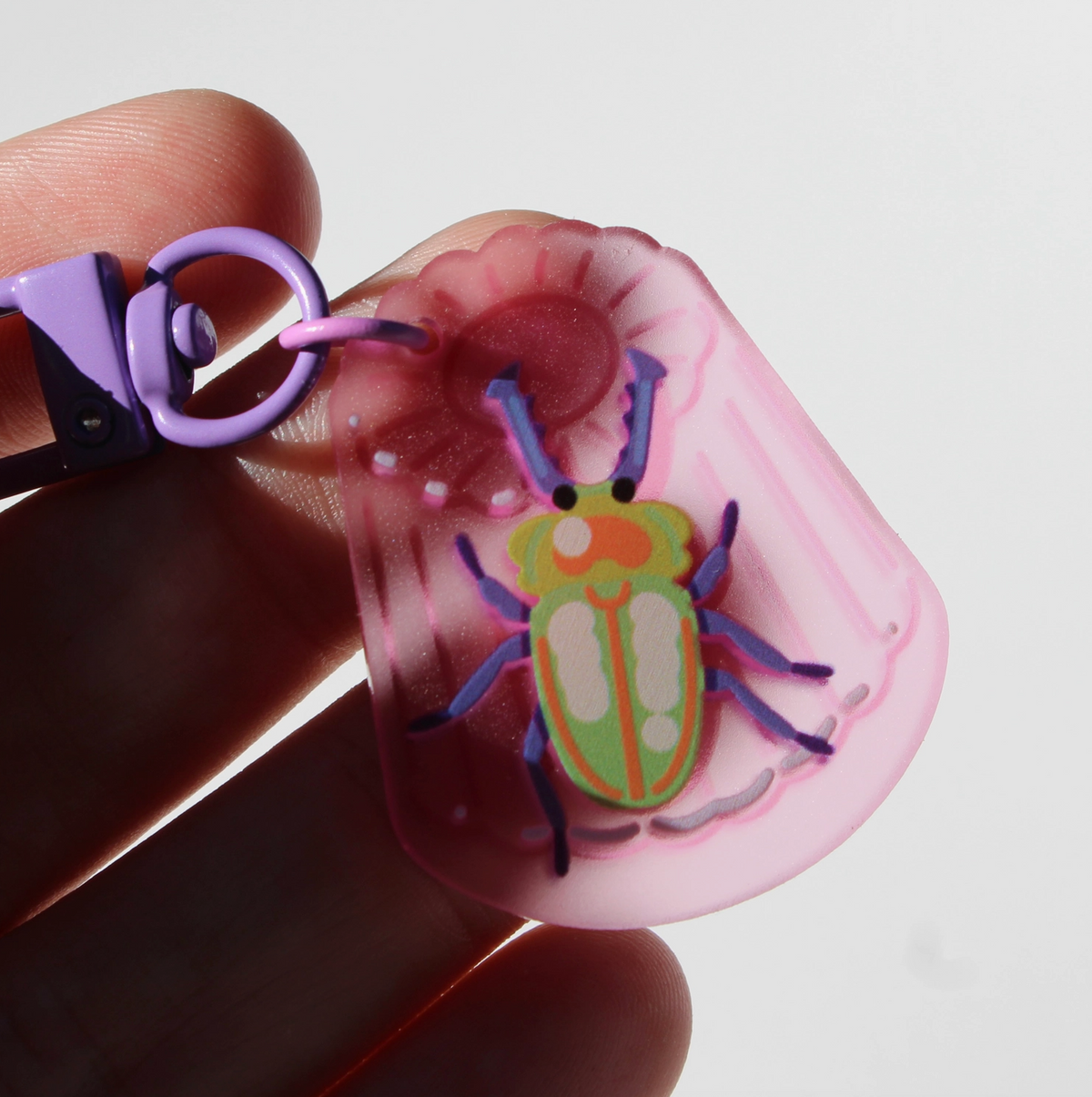 Beetle Jelly Keychain Charms | Microbiome Arts